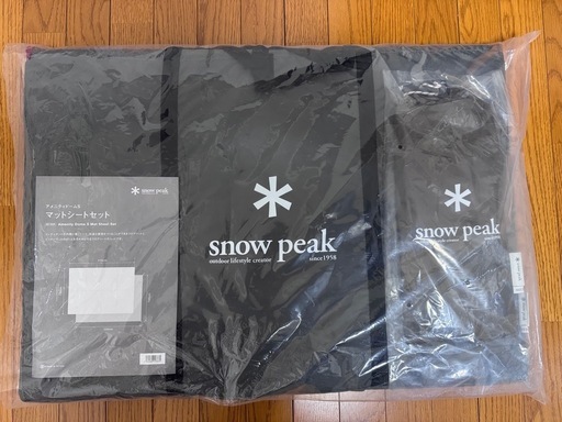 snow peakアメニティドームSマットシートセット新品未使用品