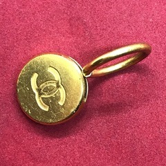 激レア 正規品 ヴィンテージ シャネル CoCoマーク キーリング ゴールドの画像