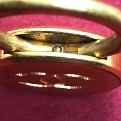 激レア 正規品 ヴィンテージ シャネル CoCoマーク キーリング ゴールドの画像