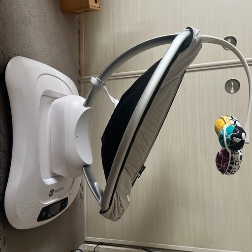 【値下げ】4moms mamaRoo 電動バウンサー グレー ベビーシート