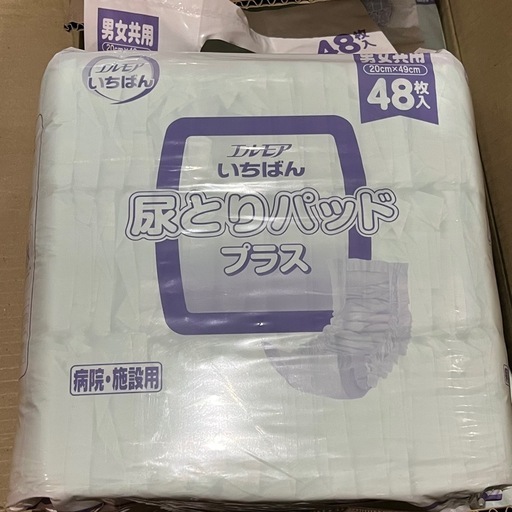 新品6個 エルモアいちばん 尿とりパッドプラス 430cc 48枚入 大人 オムツ 尿漏れパッド リフレ