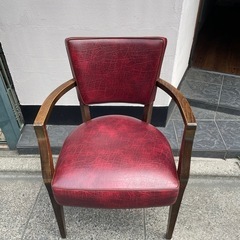 飲食店チェア（赤）1脚〜OK｜まとめ割あり｜都立大学の画像