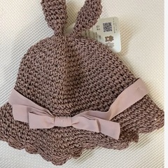 ベビー　麦わら帽子　新品の画像