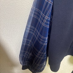 受け渡し決まりました。袖チェックトレーナーの画像
