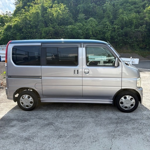 【車検たっぷりR9年2月】ホンダ バモス 22万円　Bluetooth付