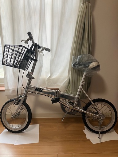 TOYOTA 折り畳み ・中古自転車 042811 折りたたみ自転車 (まち子) 白石の折りたたみ自転車の中古あげます