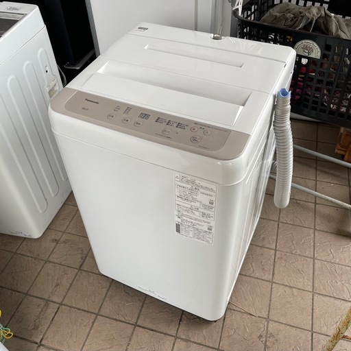 Panasonic (パナソニック) 6.0kg簡易乾燥付洗濯機 NA-F60B14 2020年製 中古