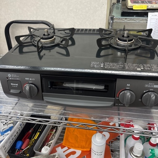 ☆ドリーム荒牧店☆ジモティー割引有☆【クリーニング済み】リンナイ/都市ガステーブル/PT-22N-BK/2023年製/中古品 ☆ドリーム荒牧店☆ジモティー割引有☆【クリーニング済み】リンナイ