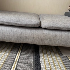 IKEA イケア　グレー系　カウチソファー　　　の画像