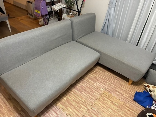3人掛けソファ(バラ売可) (シーモネータ) ひたち野うしくのソファ《3人