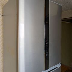 日立ノンフロン冷凍冷蔵庫 441L 6ドア R-F440Dの画像