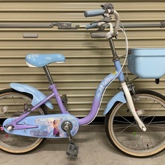 18インチ　自転車　アナと雪の女王の画像