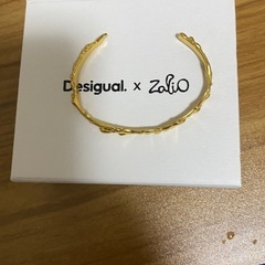 Desigual x Zaloゴールドバングルの画像