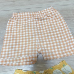 半パン　2点セット　オレンジの画像