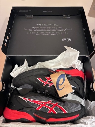 新品未使用_ASICS_SWIFTACE YUKI ブルズカラー 27.5cm