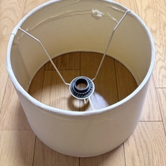 無印良品 木製フロアライト タモ材（点灯可・シェードにひびあり）の画像