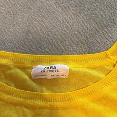 ZARA ザラ ニット セーター 薄手　Lの画像