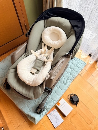 値下げ❗️　最上位モデル‼️ 美品完備‼️　美品❗️　ネムリラ コードレス AUTO SWING BEDi Long SS EG＋