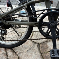 Jeep折り畳み自転車　6段変速　マットグリーン　春日井市の画像