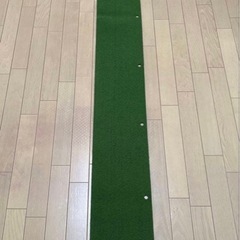 ゴルフパター練習マット 約2m 2ホール&ゴルフボール付の画像