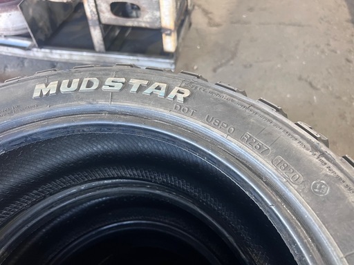【夏タイヤ4本セット】MUDSTAR RADIAL M/T 165/60R15  M+S マッドテレーン　残溝6〜7.5割  2020