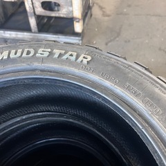 【夏タイヤ4本セット】MUDSTAR RADIAL M/T 165/60R15  M+S マッドテレーン　残溝6〜7.5割  2020年18週目製 夏タイヤ サマータイヤ マッドタイヤ マッドテレーンタイヤ 4本セット 中古 の画像