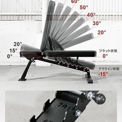 【決まりました】耐荷重300kgトレーニングベンチ（LEADING EDGE LE-B80C）の画像