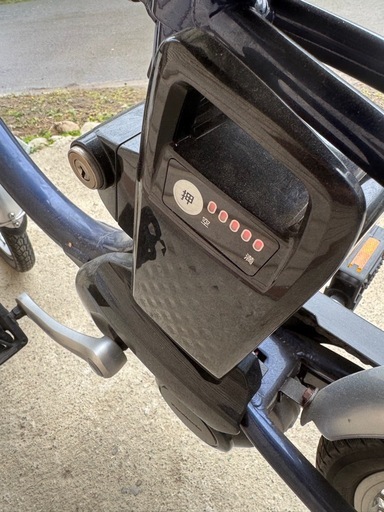 【美品】Panasonic 電動アシスト自転車 BE-FLW031V 20インチ 内装3段 充電器付 動作OK