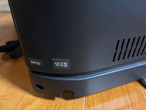2016年製　TOSHIBA 40型液晶テレビ　40V30