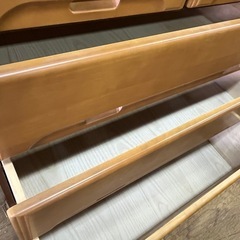 ジャングルジャングル貝塚店　7段チェスト　箪笥　たんす　木目　茶色　衣類収納　中古　リユース　貝塚市　二色浜の画像