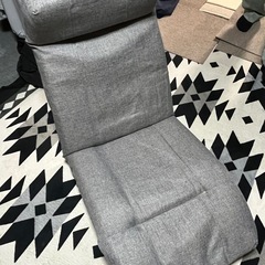 美品★座椅子★グレーの画像