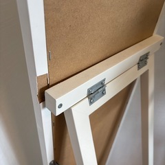 5/1迄に取引希望　姿見　鏡　ホワイトの画像