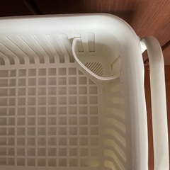 【美品】キッチンワゴンと水切りカゴの画像