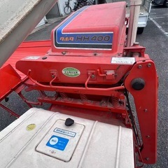 【直接引取限定】クボタ HH400 脱穀機 自走式 運搬車簡単走行動作確認すみ中古現状の画像
