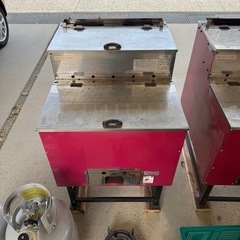 アサヒサンレッド AY-1000 石焼きいも機　2台セットの画像