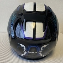 【中古美品】OGK KABUTO （オージーケーカブト） KAMUI 3 （カムイ3） ETERNO （エテルノ） ブラック/ブルー Mサイズ の画像