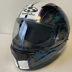 【中古美品】OGK KABUTO （オージーケーカブト） KAMUI 3 （カムイ3） ETERNO （エテルノ） ブラック/ブルー Mサイズ の画像