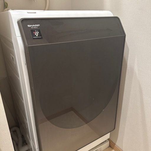 SHARPドラム式洗濯機ES-WS13（洗剤、柔軟剤自動投入）