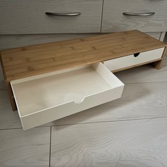 PC・モニター台 収納ケース付の画像