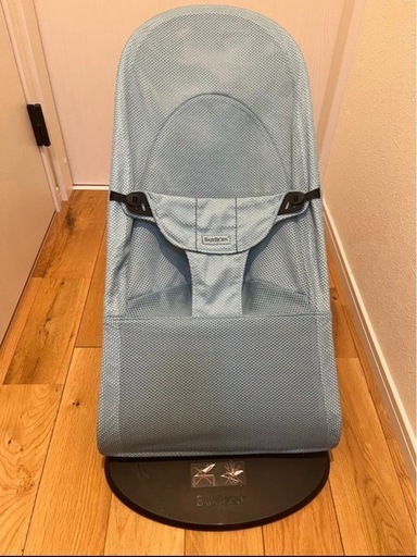BABYBJÖRN ベビービョルン バウンサー 水色 メッシュ