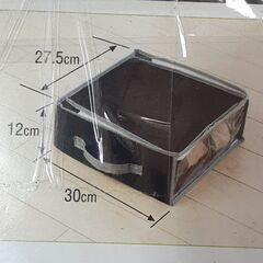 新品未使用 ブーツケース ブーツバッグ 竹炭ブーツ収納 ブーツ消臭・調湿 高さ27.5cmショートブーツケースの画像