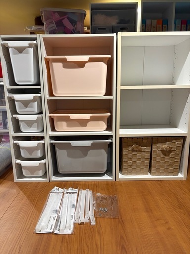 【交渉中】カラーボックス、収納ボックスまとめ売り
