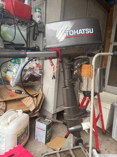 TOHATSUの5馬力2ストロークエンジン