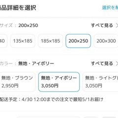 新品カーペット　【受け渡し予定者決まりました】の画像