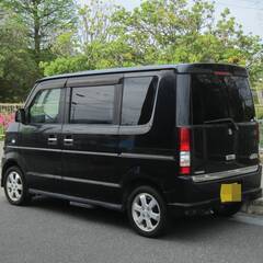 車検２年付き　エブリイワゴン　最上級レザーセレクション　ターボ　８万キロ　ミニバン　ワンボックス　電動パワスラ　TVナビの画像