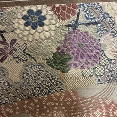 アンティーク　鳳凰に菊　丸帯の画像