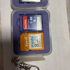 タイトル】 8GB SDカード 4枚セット（SanDisk・Toshiba・Panasonic・Eye-Fi WiFi対応）
の画像