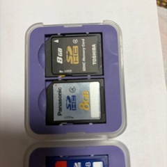 タイトル】 8GB SDカード 4枚セット（SanDisk・Toshiba・Panasonic・Eye-Fi WiFi対応）
の画像
