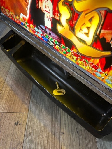 良品 オリンピア 5号機 アントニオ猪木が元気にするパチスロ機 コイン不要機付き スロット台