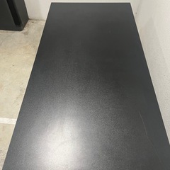 シンプルデスク　3段木製キャビネットの画像